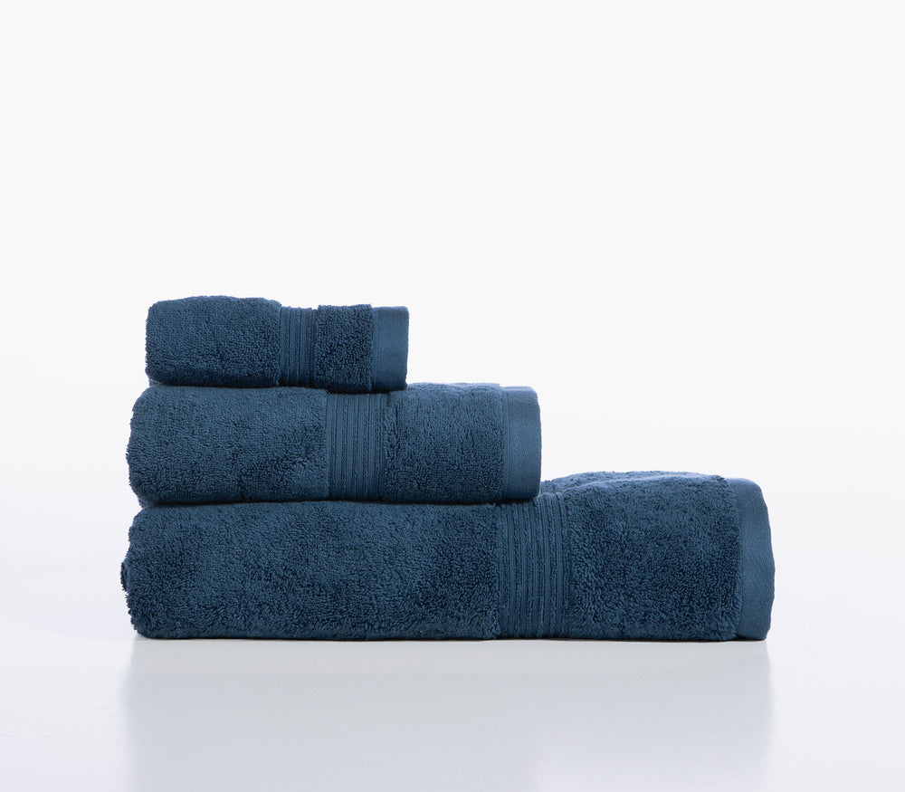 Πετσέτα Χεριών Μπλε Βαμβακερή Aegean-705 30X50cm Nef-Nef Homeware