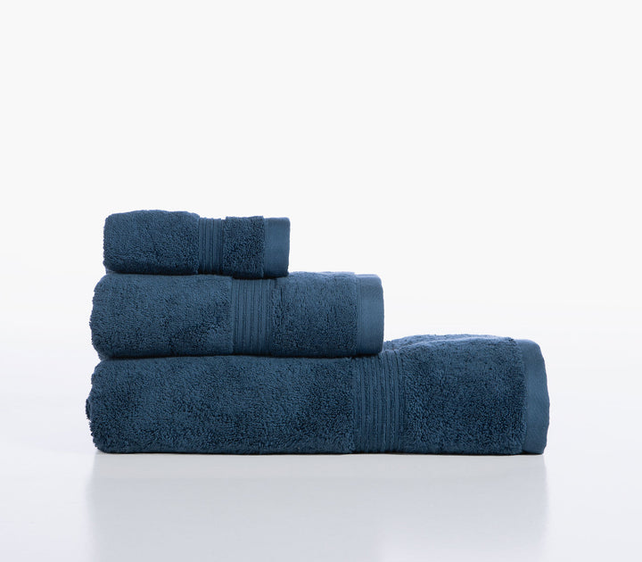 Πετσέτα Μπλε Βαμβακερή Aegean-705 50Χ100cm Nef-Nef Homeware