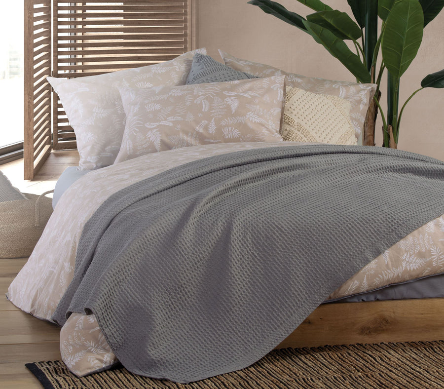 ΠΙΚΕ ΚΟΥΒΕΡΤΑ ΓΚΡΙ NEW GOLF ΜΟΝΗ 160X240 NEF-NEF HOMEWARE