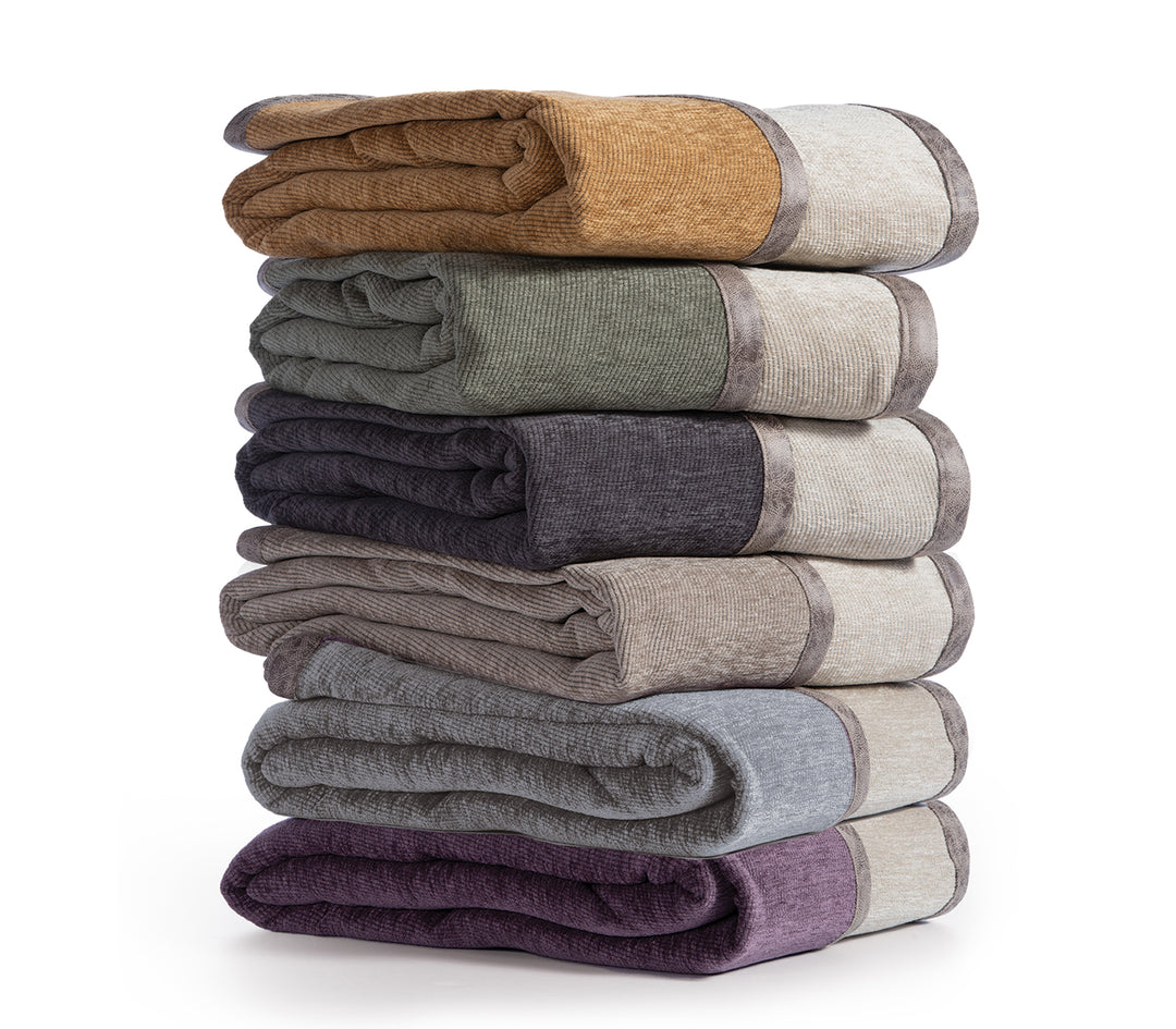 Ριχτάρι Τριθέσιου Καναπέ Διπλής Όψης Πράσινο/Εκρού New Tanger 180X300 Nef-Nef Homeware