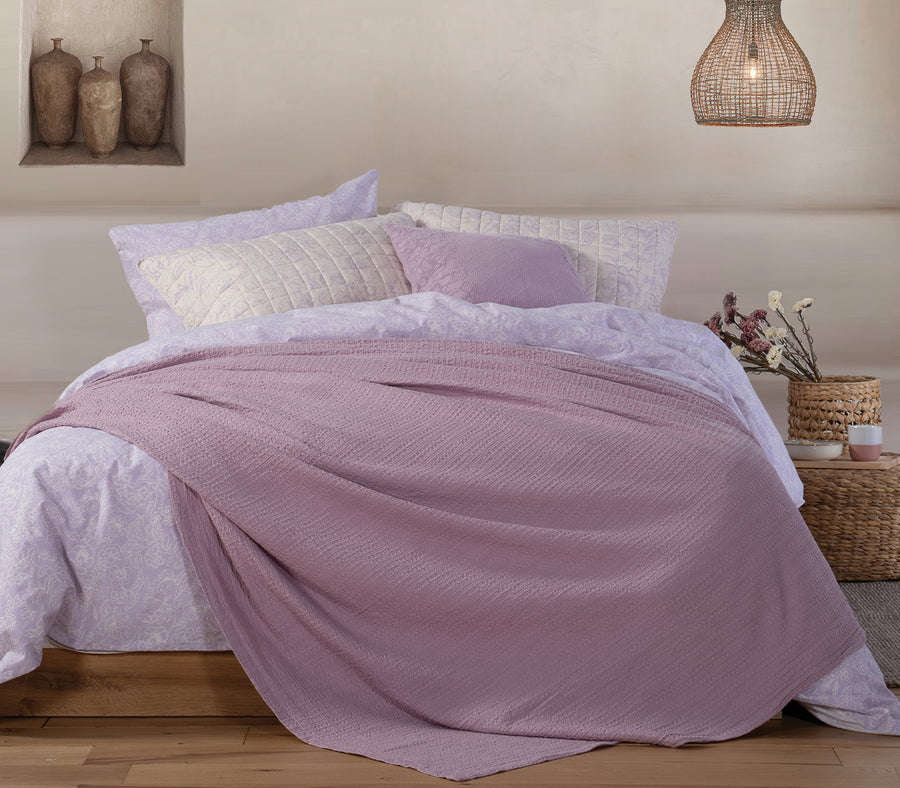 ΠΙΚΕ ΚΟΥΒΕΡΤΑ ΜΩΒ COOL ΥΠΕΡΔΙΠΛΗ 220X240 NEF-NEF HOMEWARE