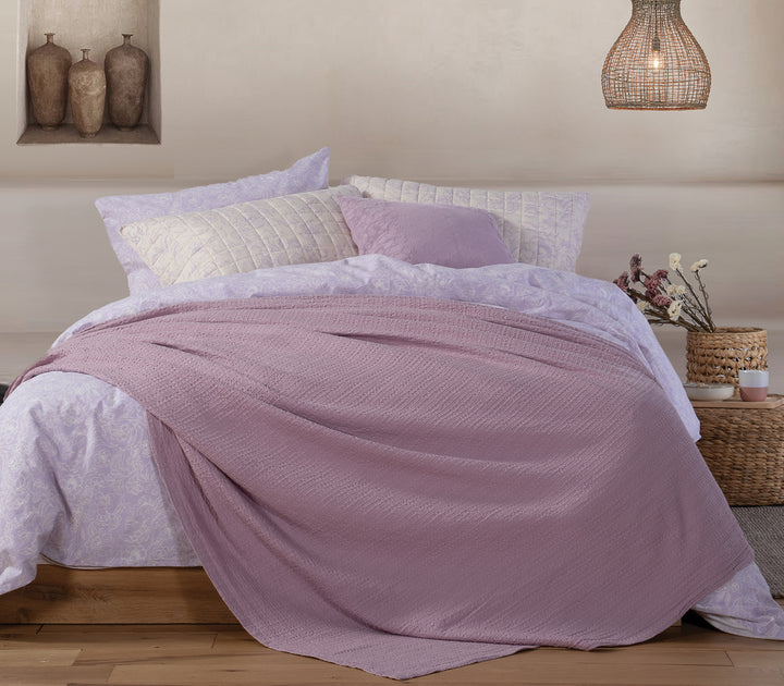 ΠΙΚΕ ΚΟΥΒΕΡΤΑ ΜΩΒ COOL ΜΟΝΗ 160X240 NEF-NEF HOMEWARE