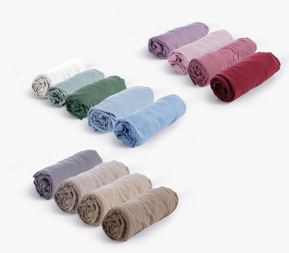 Κατωσέντονο King Size Μακό Jersey Πράσινο Με Λάστιχο Χωρίς Μαξιλαροθήκες 180X200+35 Nef-Nef Homeware