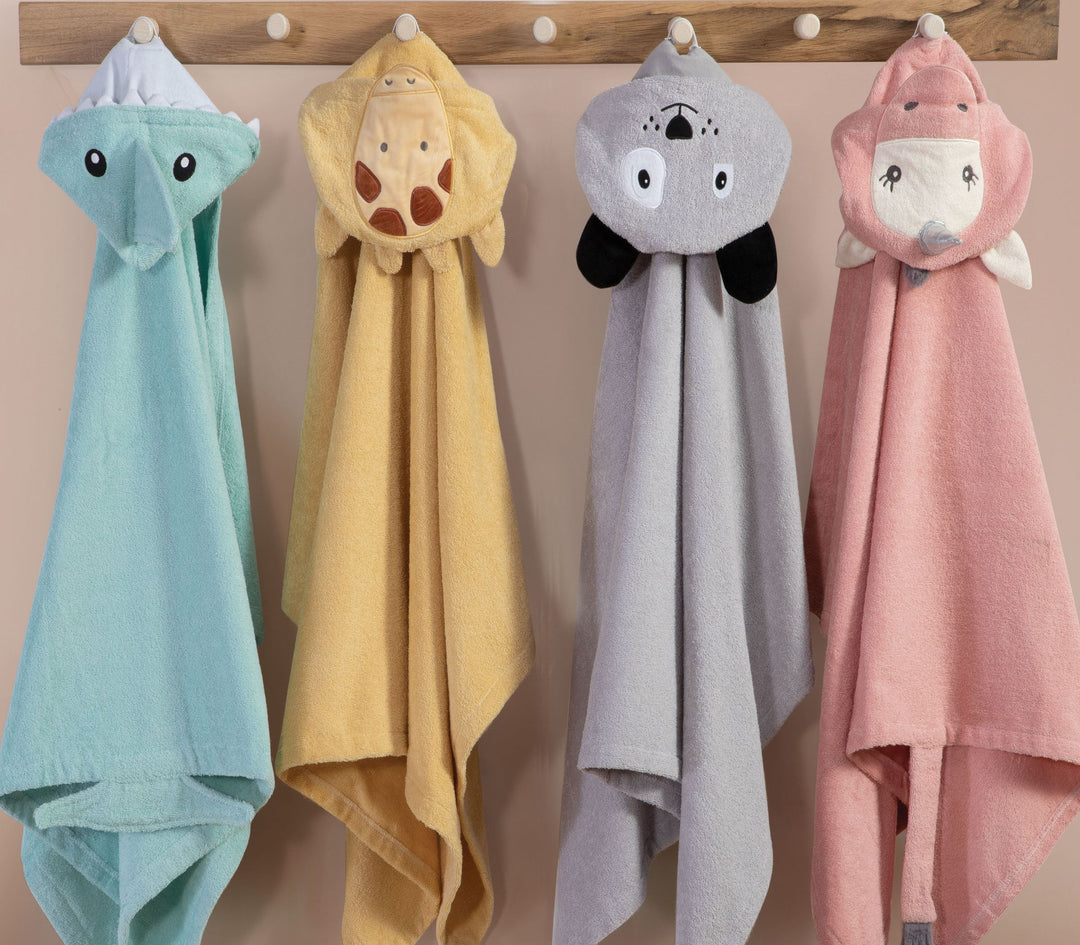 Βρεφική Κάπα Βαμβακερή Μπλε Καρχαρίας 70X120 Nef-Nef Homeware