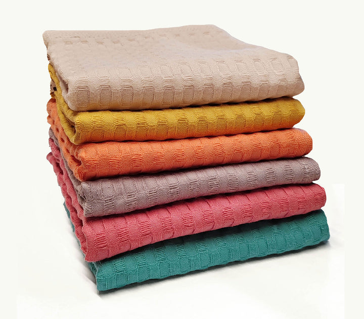 Ποτηρόπανο Ροζ Βαμβακερό Πικέ Main Nef-Nef Homeware 45X68