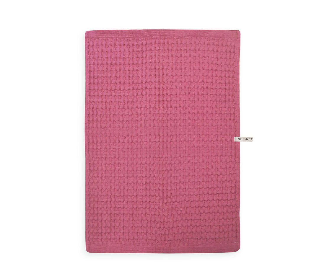 Ποτηρόπανο Ροζ Βαμβακερό Πικέ Main Nef-Nef Homeware 45X68