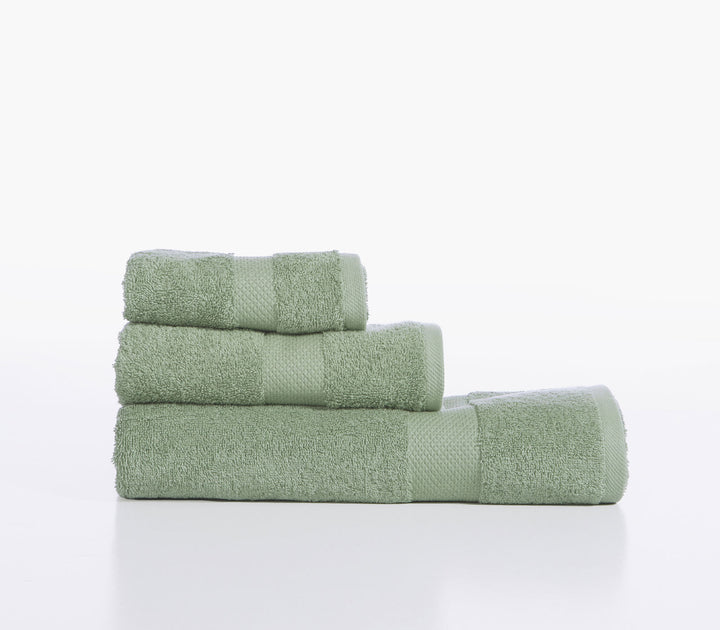 Πετσέτα Προσώπου Πράσινη Βαμβακερή Delight 50X90cm Nef-Nef Homeware