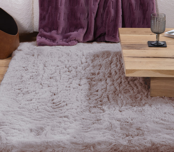 Γούνινο Χαλί Γκρι Estelle Nef Nef Homeware 75Χ140