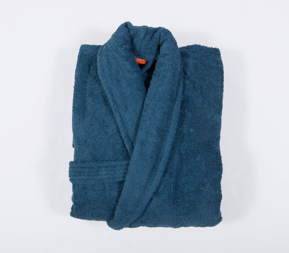 Μπλε Μπουρνούζι Βαμβακερό Fresh Nef-Nef Homeware