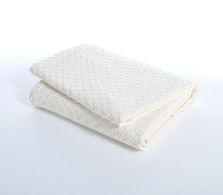 ΒΑΜΒΑΚΕΡΗ ΚΟΥΒΕΡΤΑ ΠΙΚΕ  ΛΕΥΚΗ ELMER 160X240 NEF-NEF HOMEWARE