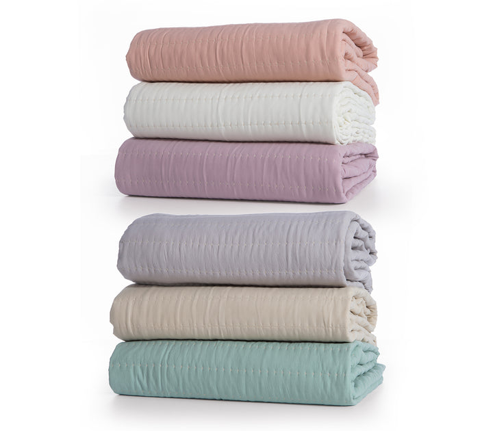 Κουβερλί King Size Λιλά 270X270 Colorfull  Nef-Nef Homeware