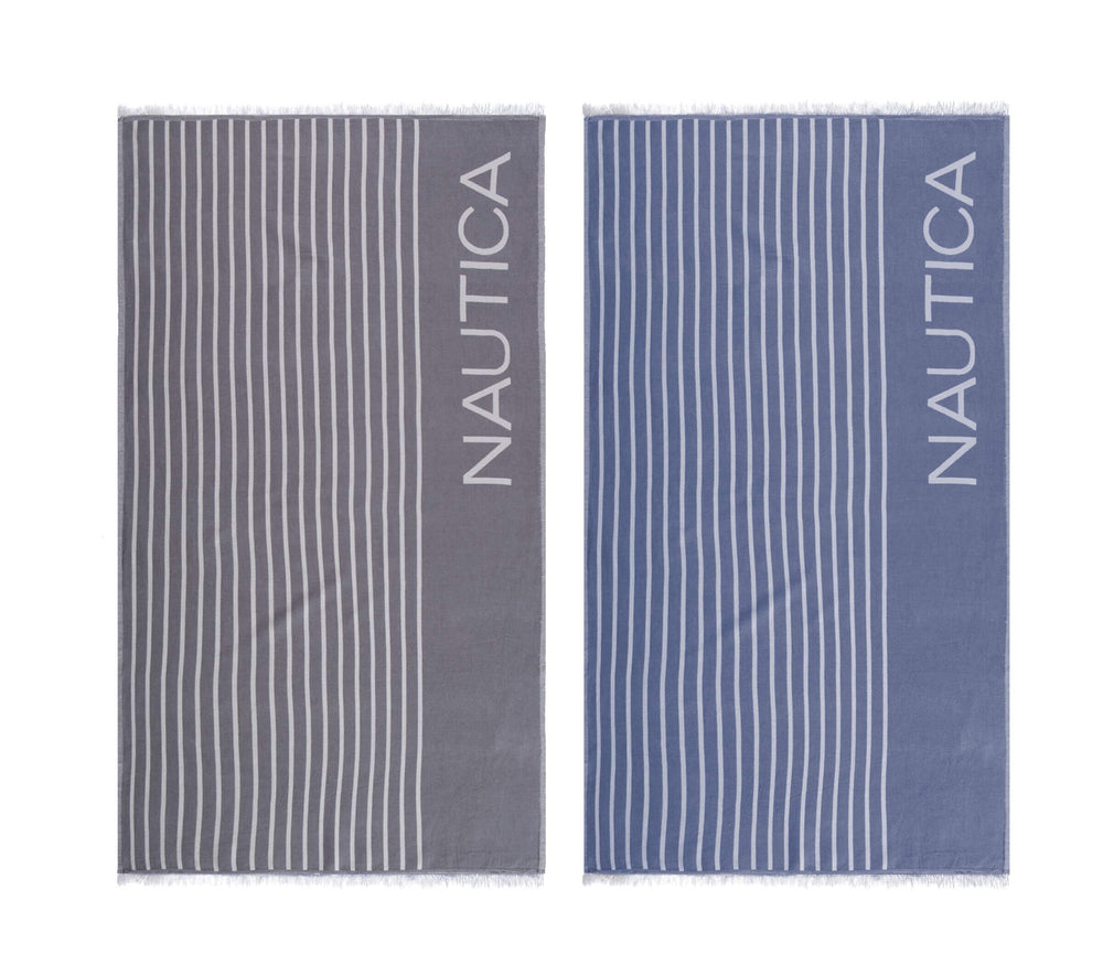 Πετσέτα Θαλάσσης Denim Nautica Stripe 90X170 Nef-Nef Homeware