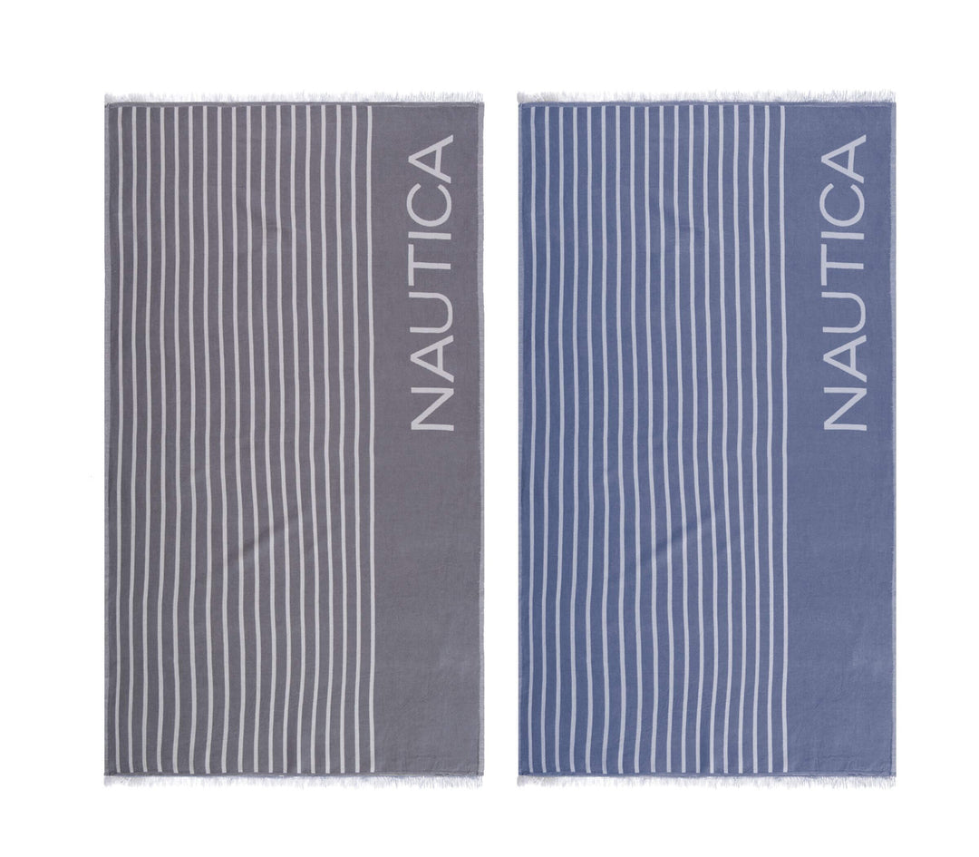 Πετσέτα Θαλάσσης Denim Nautica Stripe 90X170 Nef-Nef Homeware