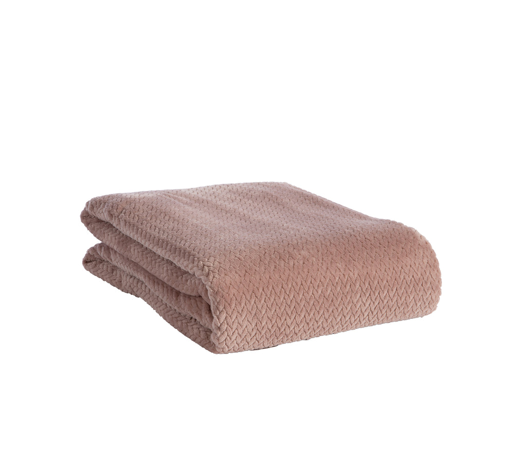 Κουβέρτα Fleece Μωβ Worth Μονή 160Χ220 Nef-Nef Homeware