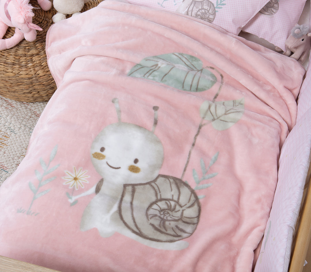 ΒΡΕΦΙΚΗ ΚΟΥΒΕΡΤΑ ΑΓΚΑΛΙΑΣ CUTE SNAIL 75X100 NEF-NEF HOMEWARE