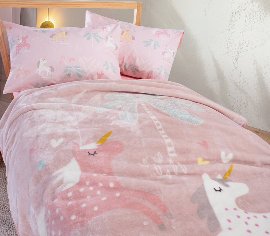 ΠΑΙΔΙΚΗ ΚΟΥΒΕΡΤΑ UNICORN FOREVER 160Χ220 NEF-NEF HOMEWARE