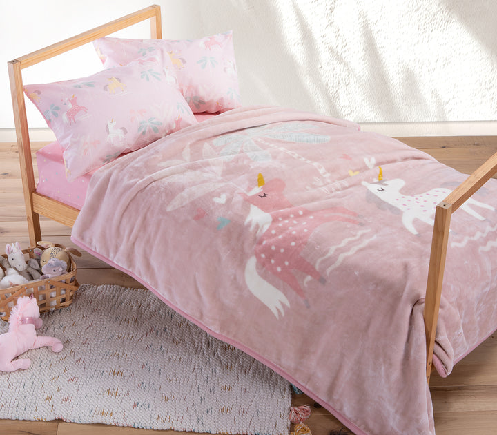 ΠΑΙΔΙΚΗ ΚΟΥΒΕΡΤΑ UNICORN FOREVER 160Χ220 NEF-NEF HOMEWARE