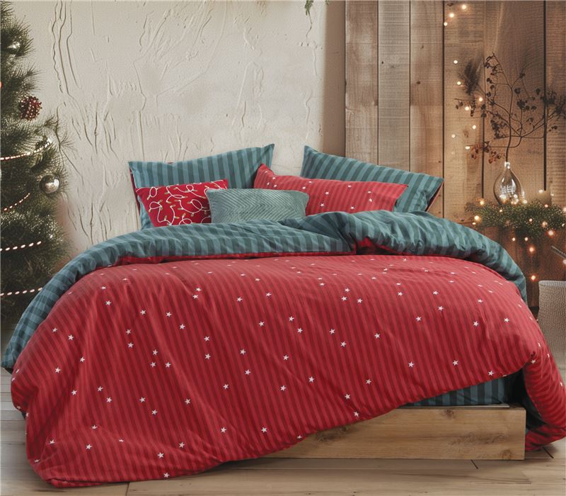 ΣΕΤ ΦΑΝΕΛΕΝΙΑ ΣΕΝΤΟΝΙΑ ΜΟΝΑ STRAIGHT TO CHRISTMAS 160X260  NEF-NEF HOMEWARE