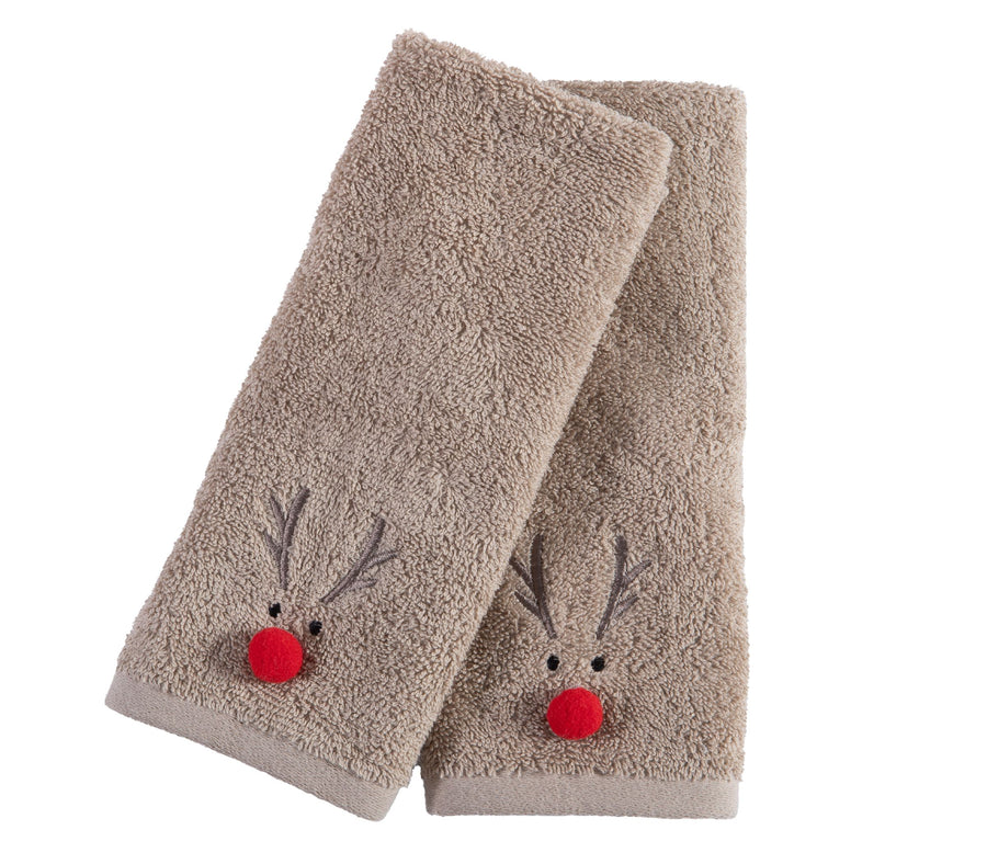 ΧΡΙΣΤΟΥΓΕΝΝΙΑΤΙΚΕΣ ΠΕΤΣΕΤΕΣ ΣΕΤ 2ΤΜΧ FUNNY REINDEER NEF-NEF HOMEWARE