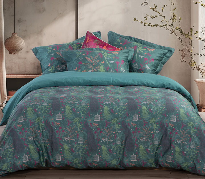 ΣΕΤ ΣΕΝΤΟΝΙΑ ΥΠΕΡΔΙΠΛΑ BIRDS OF PARADISE 240Χ270 NEF NEF HOMEWARE