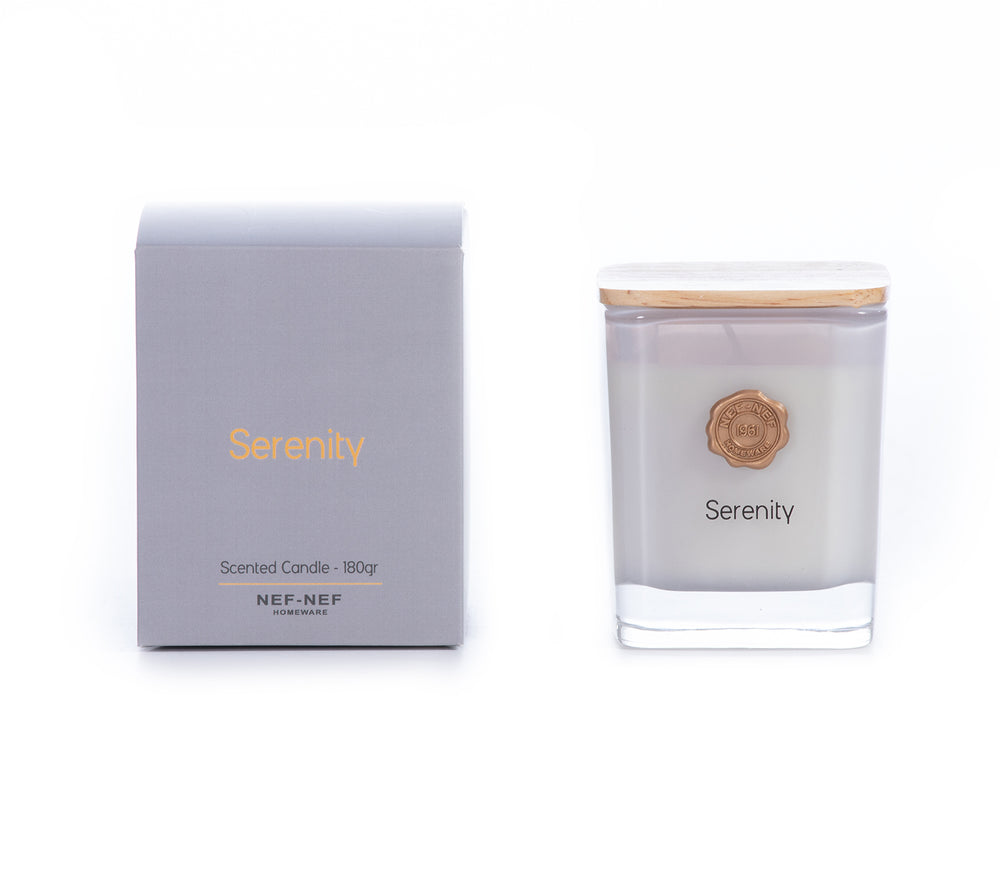 ΑΡΩΜΑΤΙΚΟ ΚΕΡΙ SERENITY 180gr NEF-NEF HOMEWARE