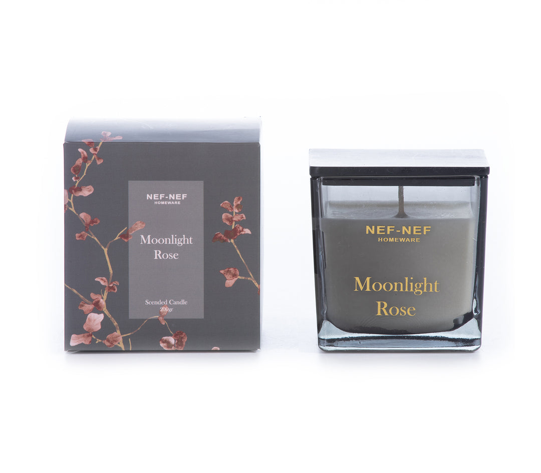 ΑΡΩΜΑΤΙΚΟ ΚΕΡΙ MOONLIGHT ROSE 200gr NEF-NEF HOMEWARE