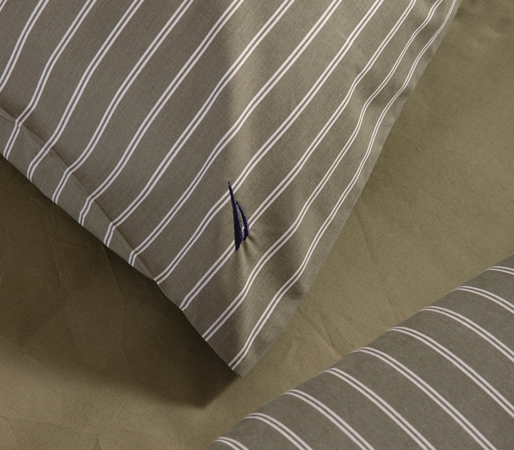 Σετ Σεντόνια Διπλά Πράσινα Nau Coast 200Χ270 Nef-Nef Homeware