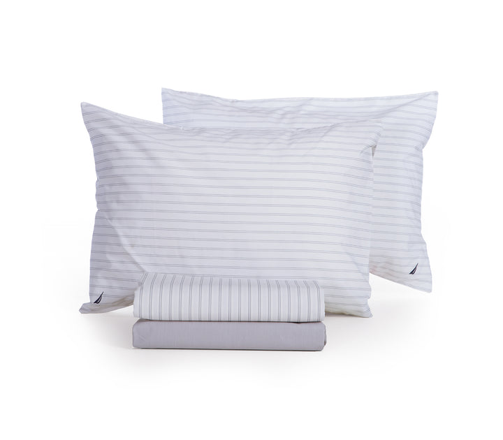 Γκρι Σετ Σεντόνια Υπέρδιπλα Nau Coast 240Χ270 Nef-Nef Homeware