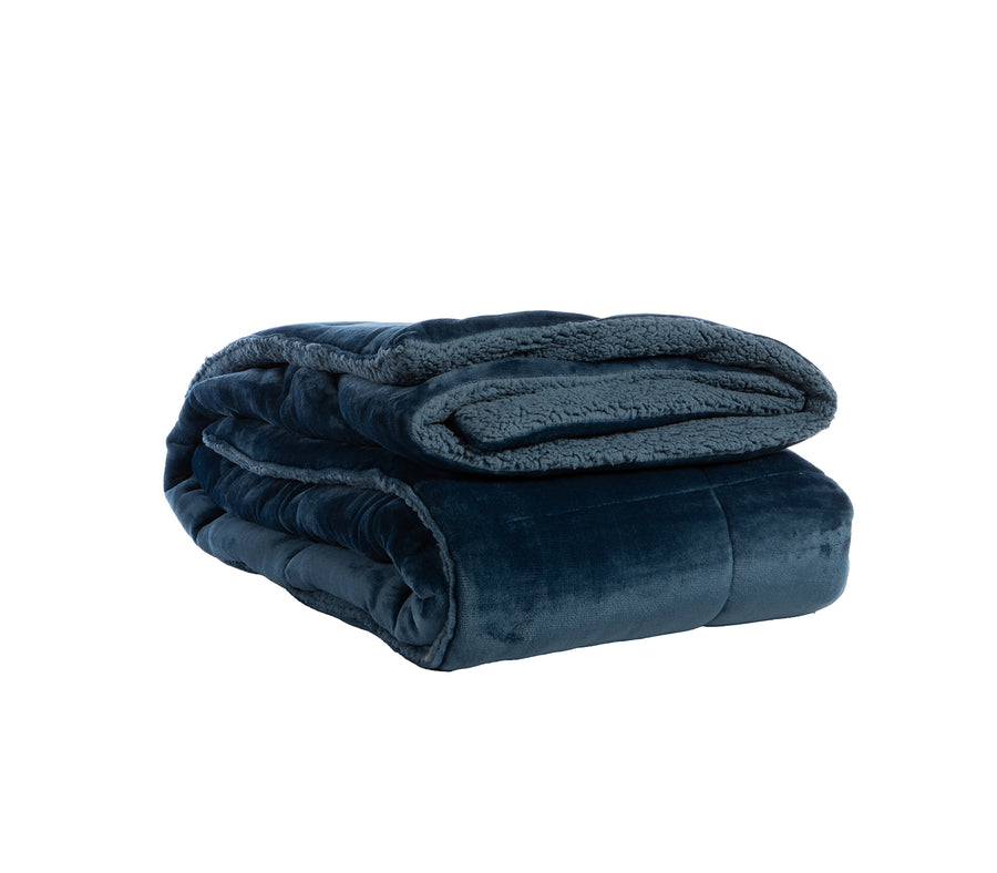 Κουβερτοπάπλωμα Διπλό Μπλε Singular 240X220 Nef-Nef Homeware