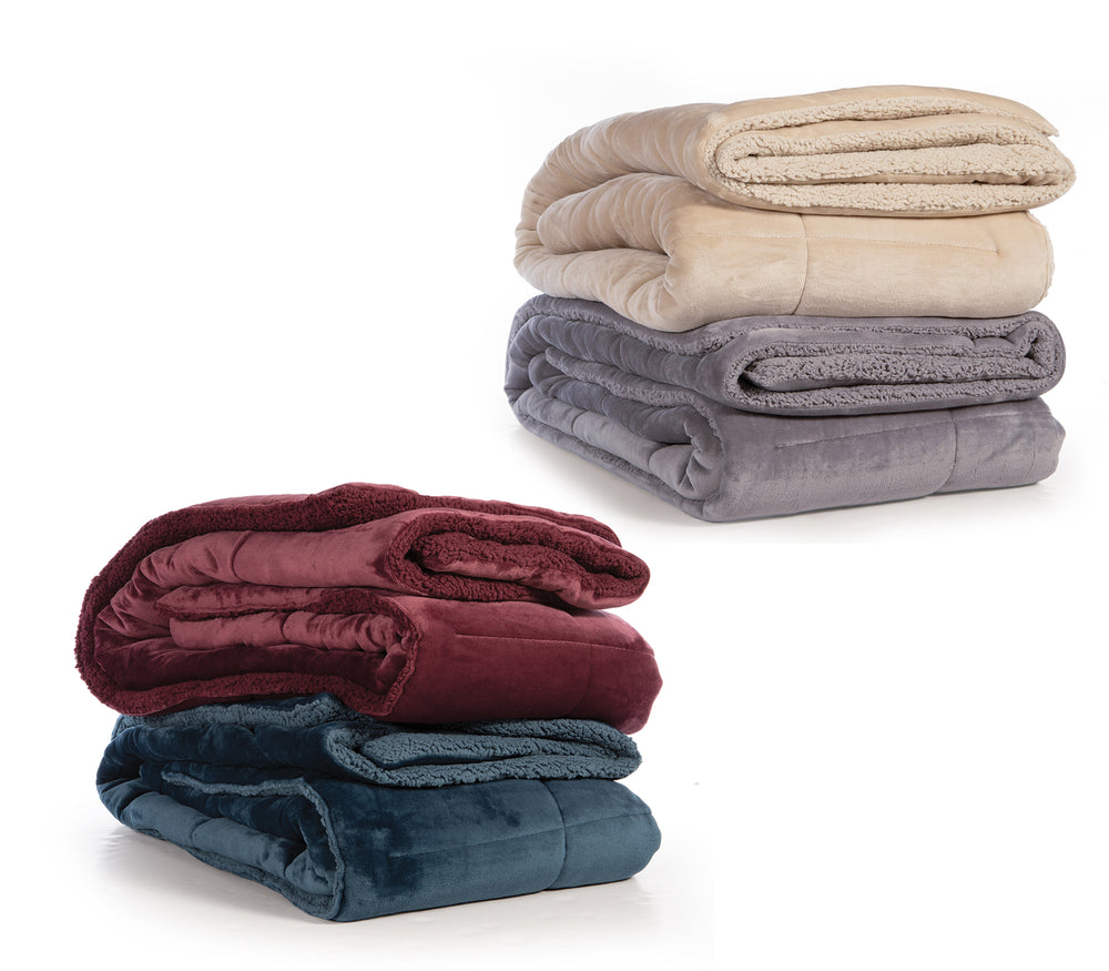 Κουβερτοπάπλωμα Μπλε Μονό Singular 24 160X220 Nef-Nef Homeware