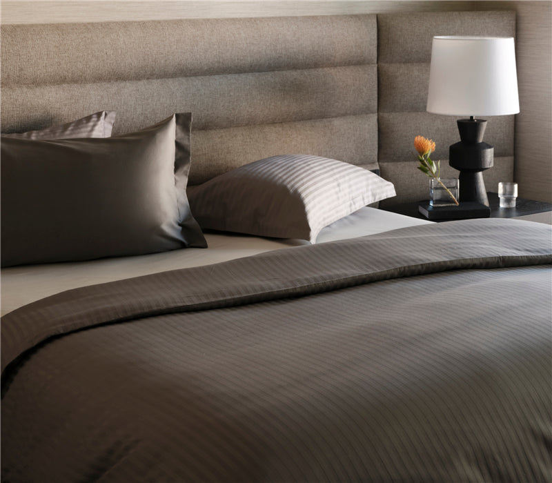 Σετ Παπλωματοθήκη Υπέρδιπλη Σκούρο Γκρι Elements 24 240X220 Nef-Nef Homeware