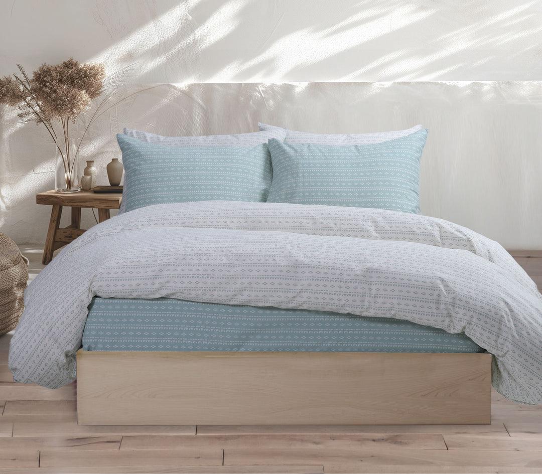 Σετ Σεντόνια Υπέρδιπλα Πράσινα Barsol 240X260 Nef-Nef Homeware