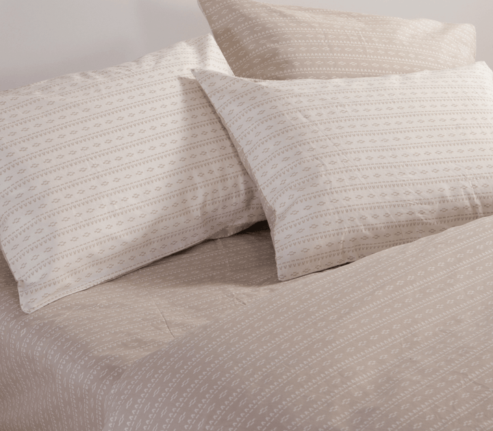 Σετ Σεντόνια Υπέρδιπλα Μπεζ Barsol 240X260 Nef-Nef Homeware