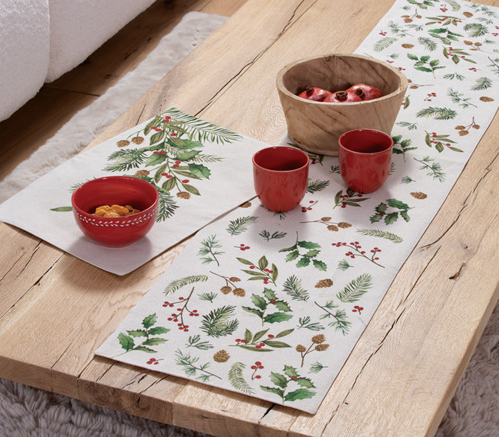 ΧΡΙΣΤΟΥΓΕΝΝΙΑΤΙΚΗ ΤΡΑΒΕΡΣΑ HELLO WINTER 33X150 NEF-NEF HOMEWARE