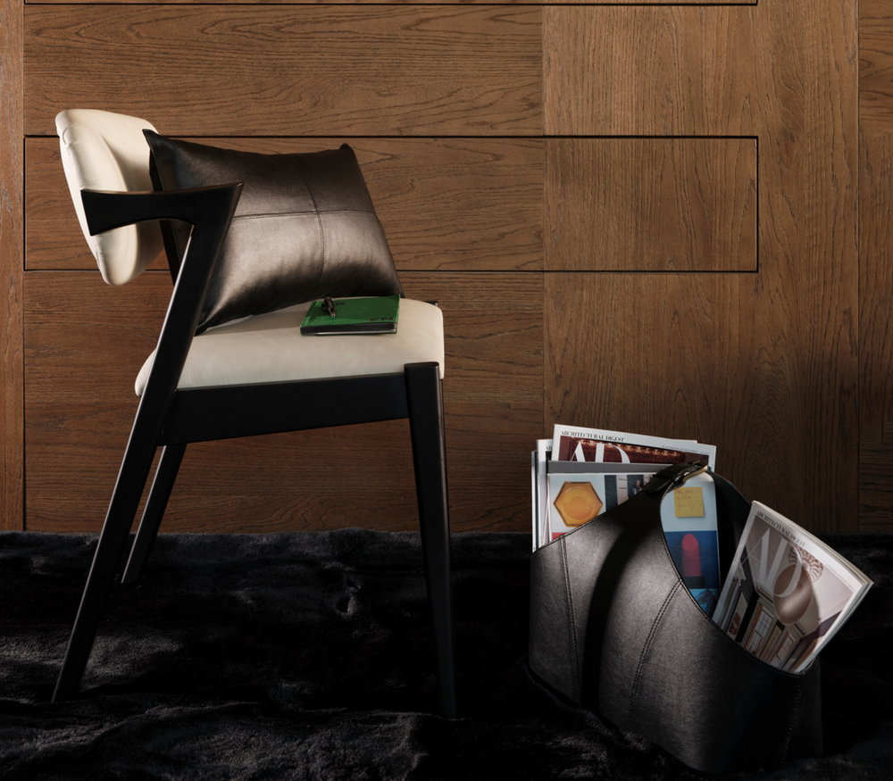 Καλάθι Μαύρο από Τεχνητό Δέρμα Lethal 30X20X32 Nef-Nef Homeware