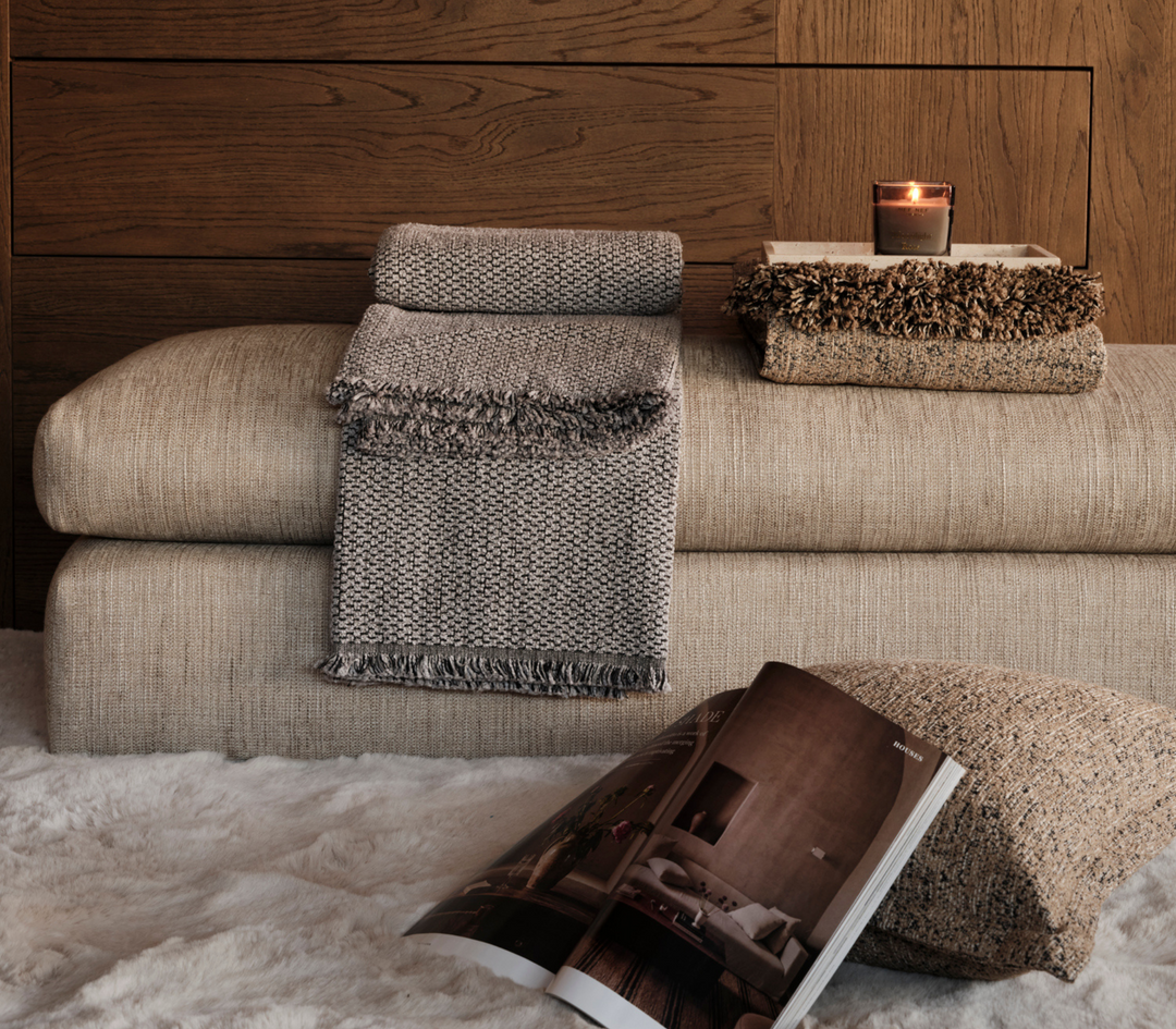 Ριχτάρι Πολυθρόνας Εκρού Brooklyn 170X180 Nef-Nef Homeware