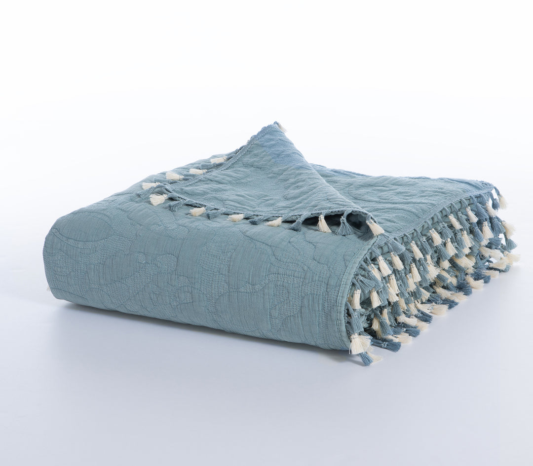 Κουβερλί Υπέρδιπλο Πετρόλ 230X240 Feraggio Blue  Nef-Nef Homeware