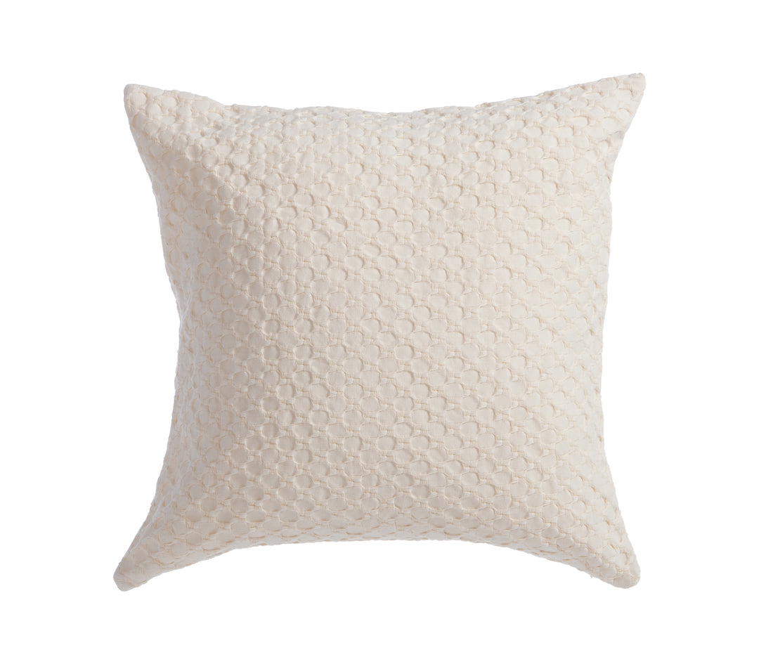 Διακοσμητική μαξιλαροθήκη εκρού Elmer 50X50 Nef-Nef Homeware