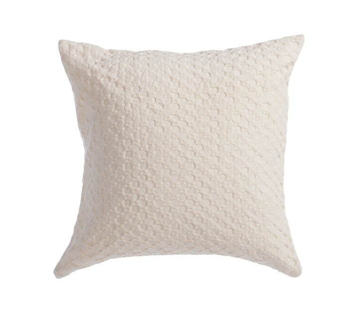 Διακοσμητική μαξιλαροθήκη εκρού Elmer 50X50 Nef-Nef Homeware