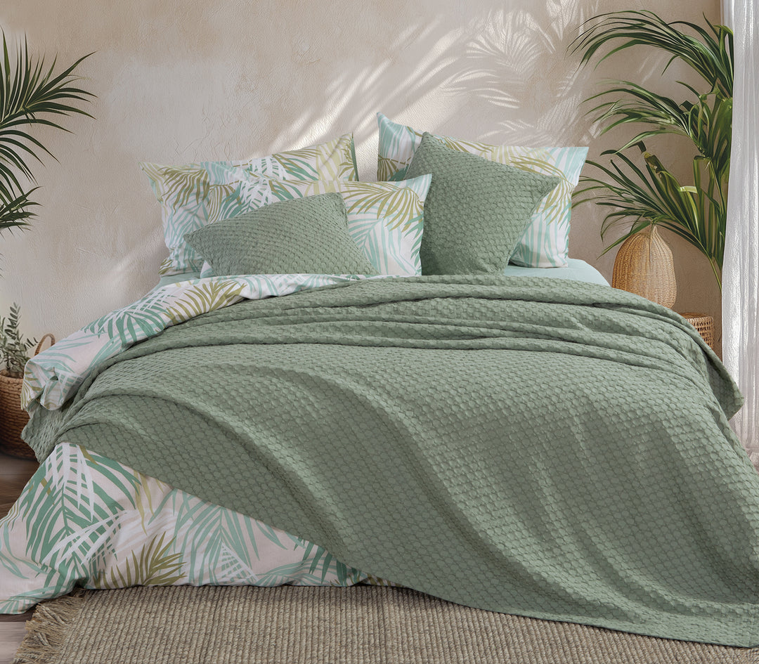 Διακοσμητική μαξιλαροθήκη πράσινη Elmer 50X50 Nef-Nef Homeware