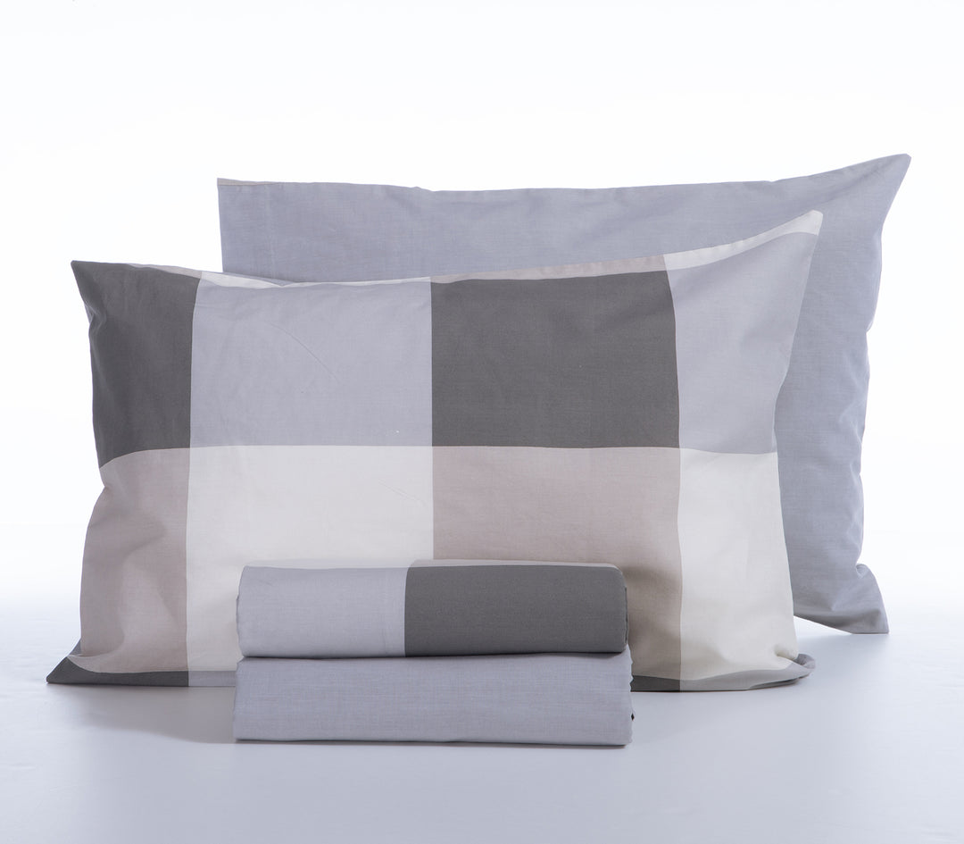 ΣΕΤ ΣΕΝΤΟΝΙΑ ΜΟΝΑ ΜΕ ΛΑΣΤΙΧΟ CASUAL CHECK NEF-NEF HOMEWARE