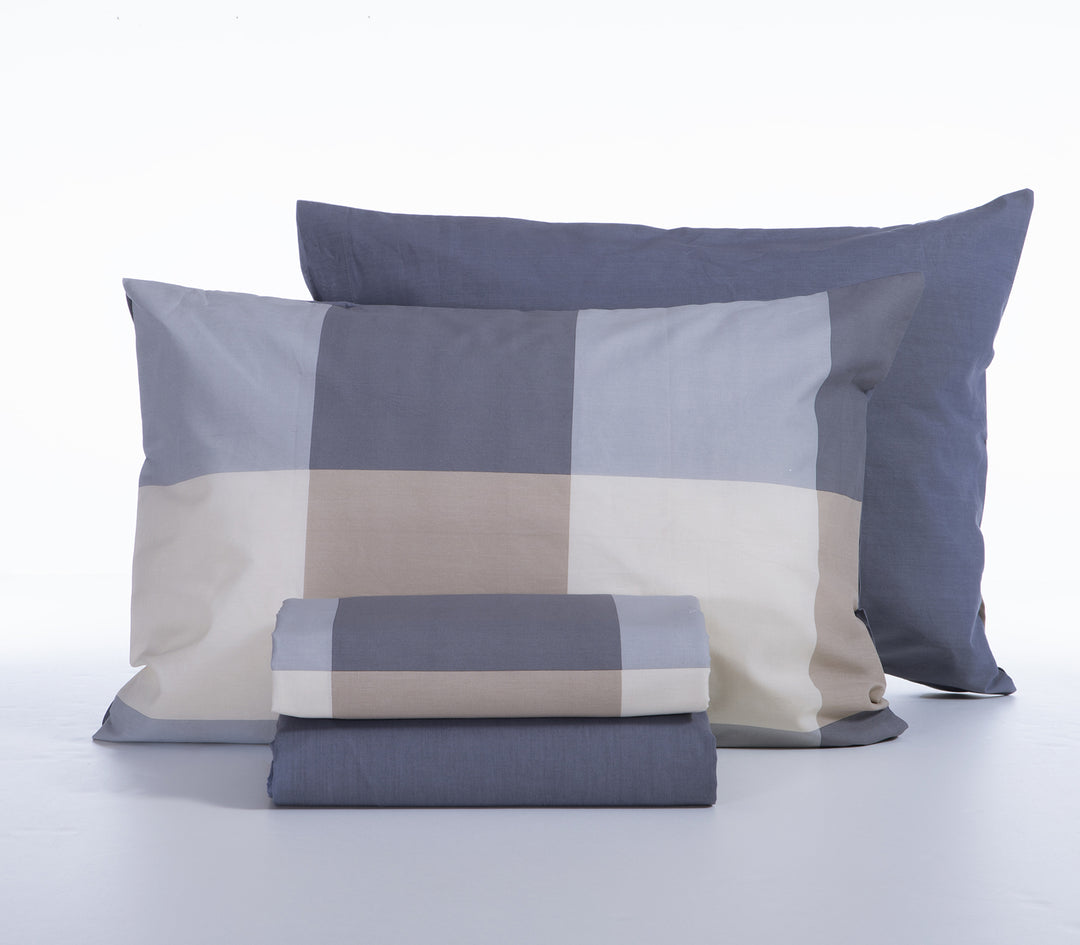 ΣΕΤ ΣΕΝΤΟΝΙΑ ΜΟΝΑ ΜΕ ΛΑΣΤΙΧΟ CASUAL CHECK NEF-NEF HOMEWARE