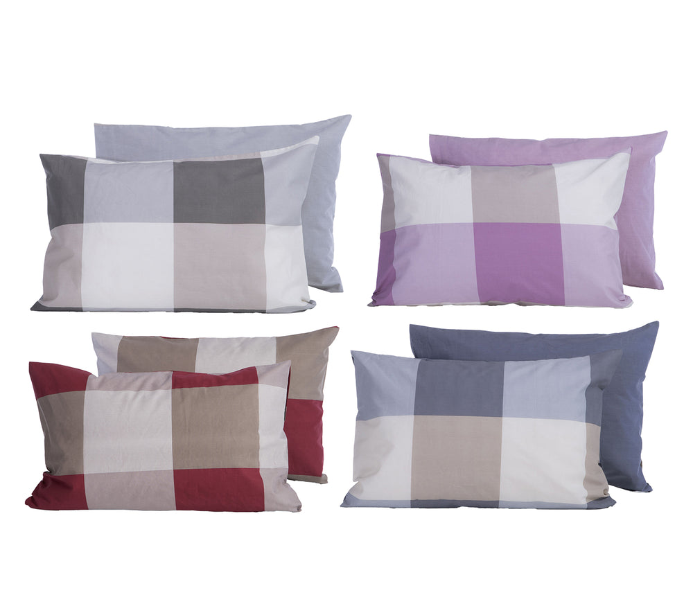 Μαξιλαροθήκη Ύπνου Βαμβακερή Μπορντό Casual Stripe 52X72 Nef-Nef Homeware
