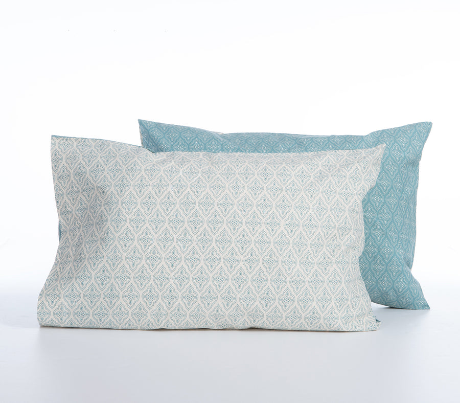 Μαξιλαροθήκη Ύπνου Βαμβακερή Μπλε Sorento Blue 52X72 Nef-Nef Homeware