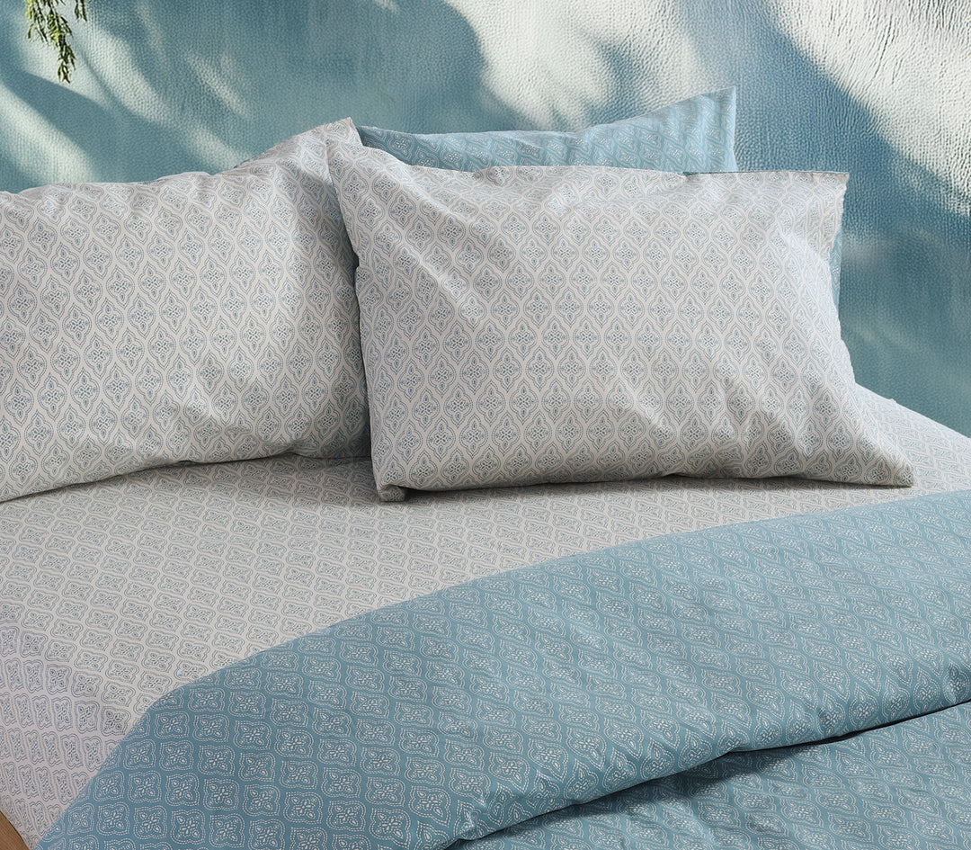 Σετ Σεντόνια King Size Με Λάστιχο Sorento Blue  Nef-Nef Homeware