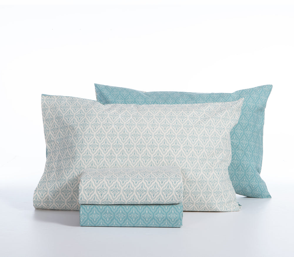 Σετ Σεντόνια King Size Με Λάστιχο Sorento Blue  Nef-Nef Homeware