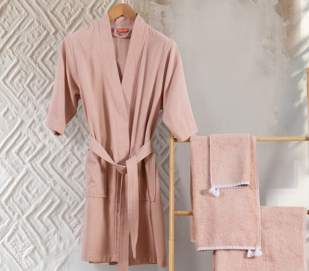 Ροζ Μπουρνούζι Morena Nef-Nef Homeware