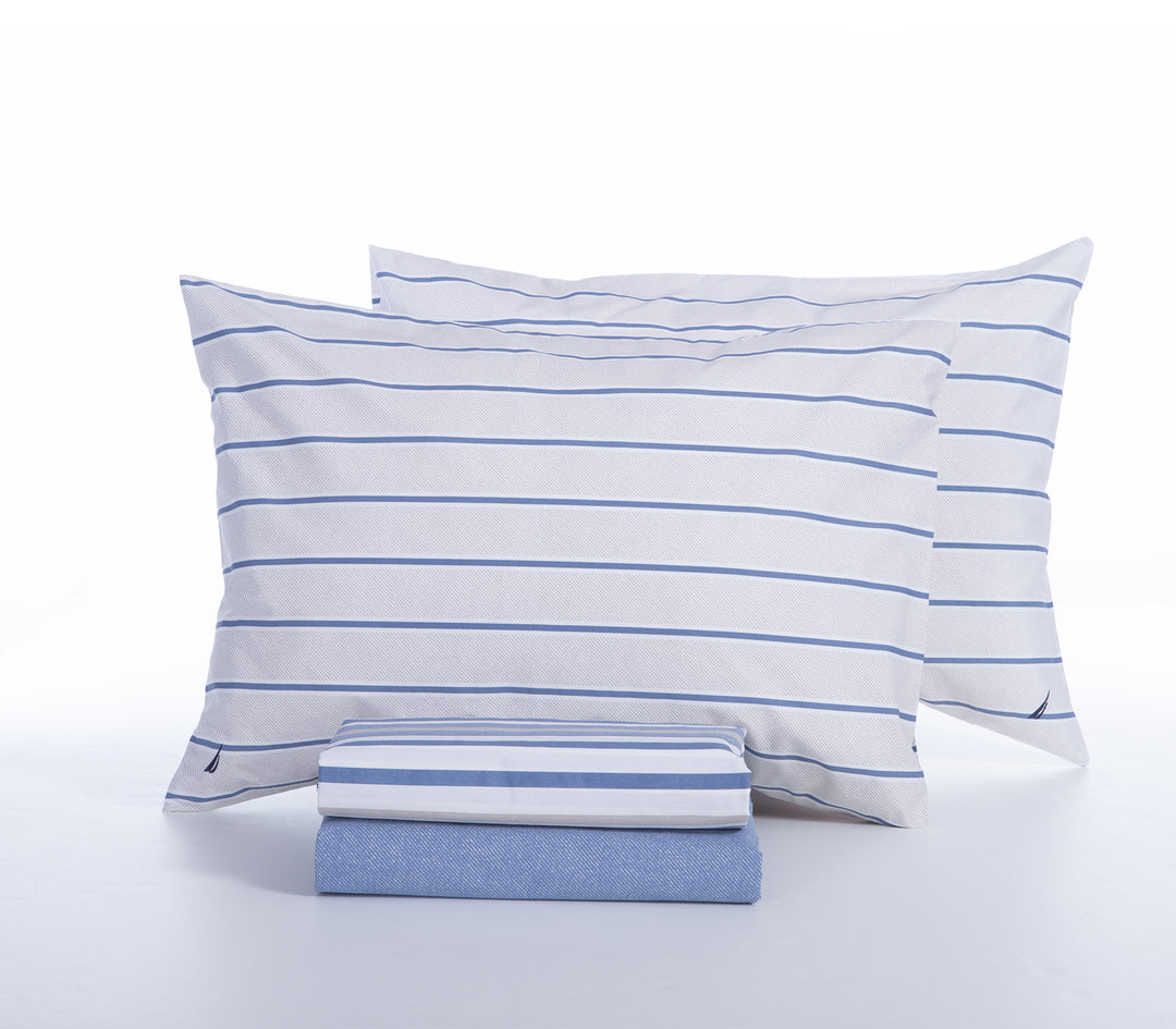 Σετ Σεντόνια Υπέρδιπλα Μπλε-Nau Ocean 240X270  Nef-Nef Homeware