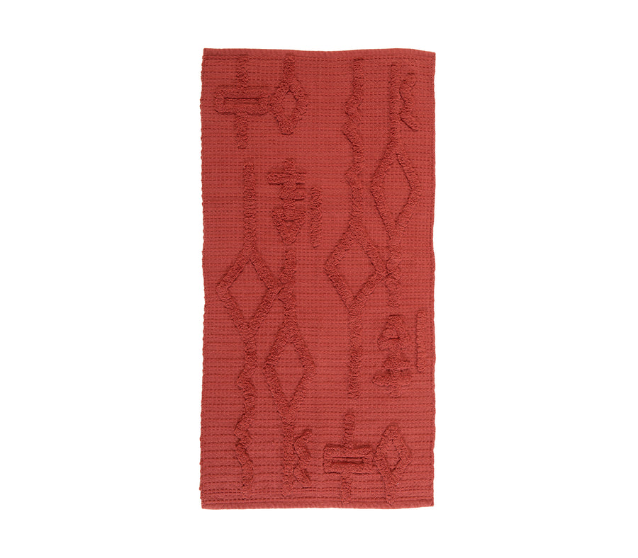 Κεραμιδί Χαλί Βαμβακερό Sanchez 70X140 Nef-Nef Homeware