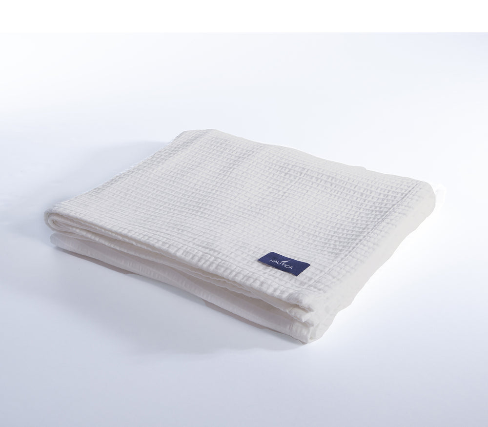 Βαμβακερή Κουβέρτα Πικέ Nau Navy 230X240  Nef-Nef Homeware